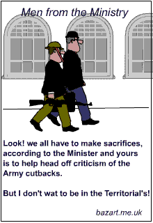 Territorial soldiers cartoon
