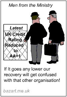 UK Credit rating cut cartoon